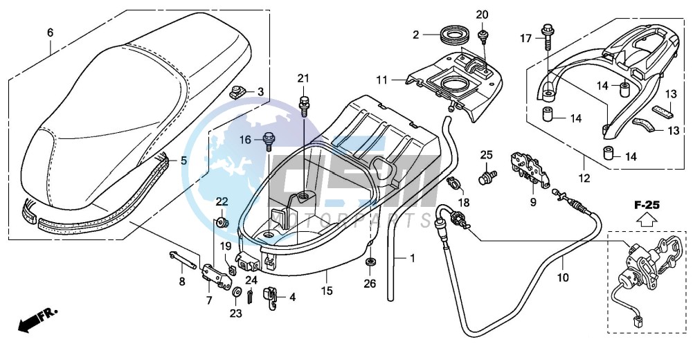 SEAT/LUGGAGE BOX