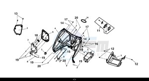 JOYMAX Z 300I ABS (LW30W1-EU) (L9) drawing INNER BOX-UNDER COVER