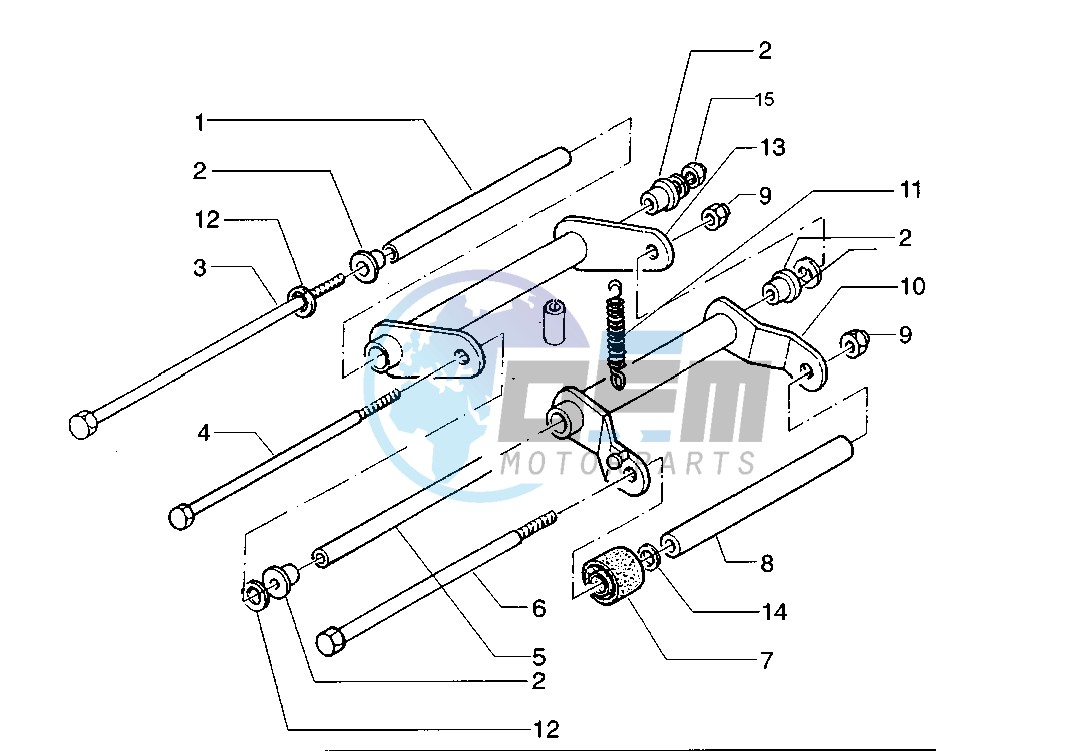 Swinging arm