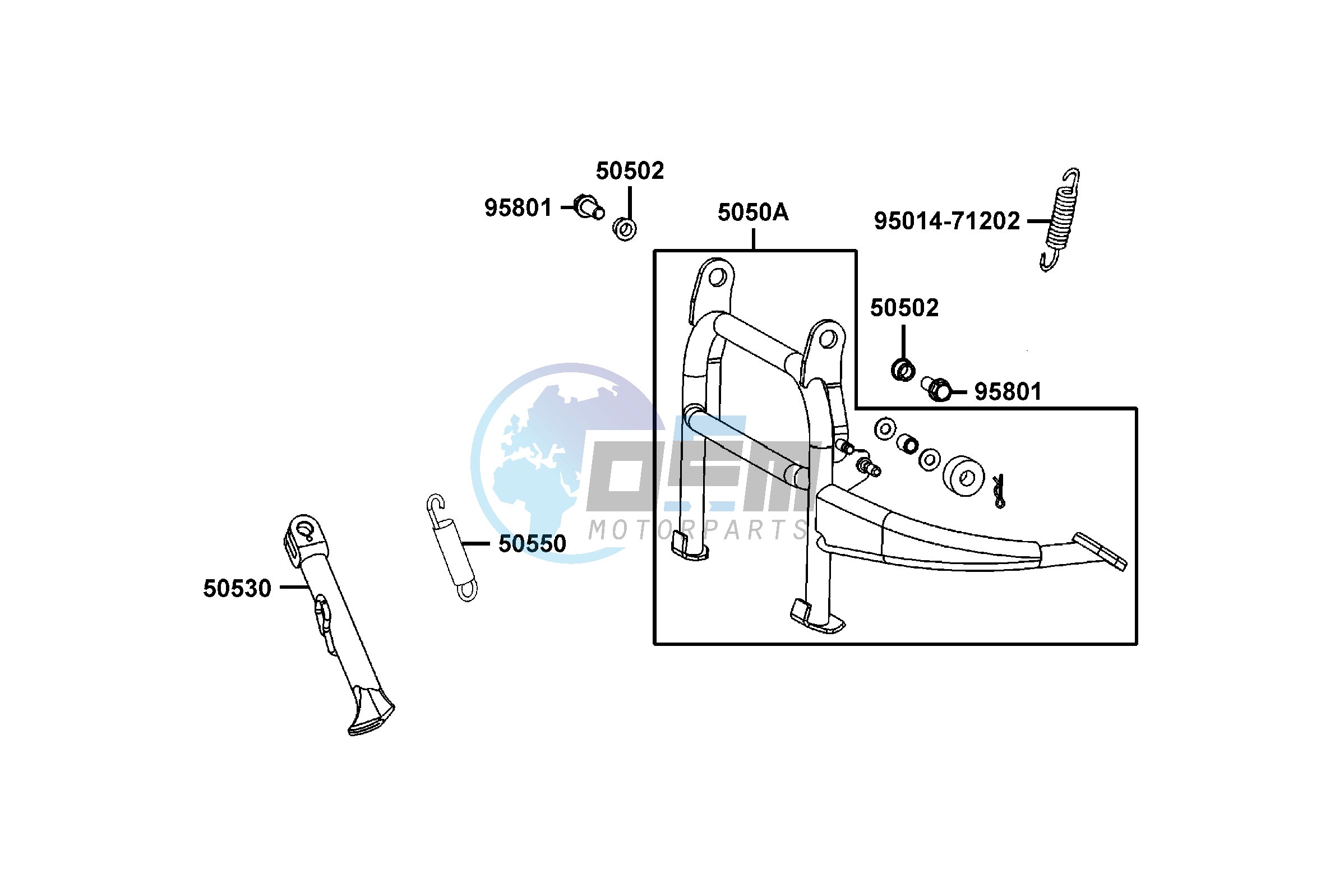 Stand - Kick Starter Arm