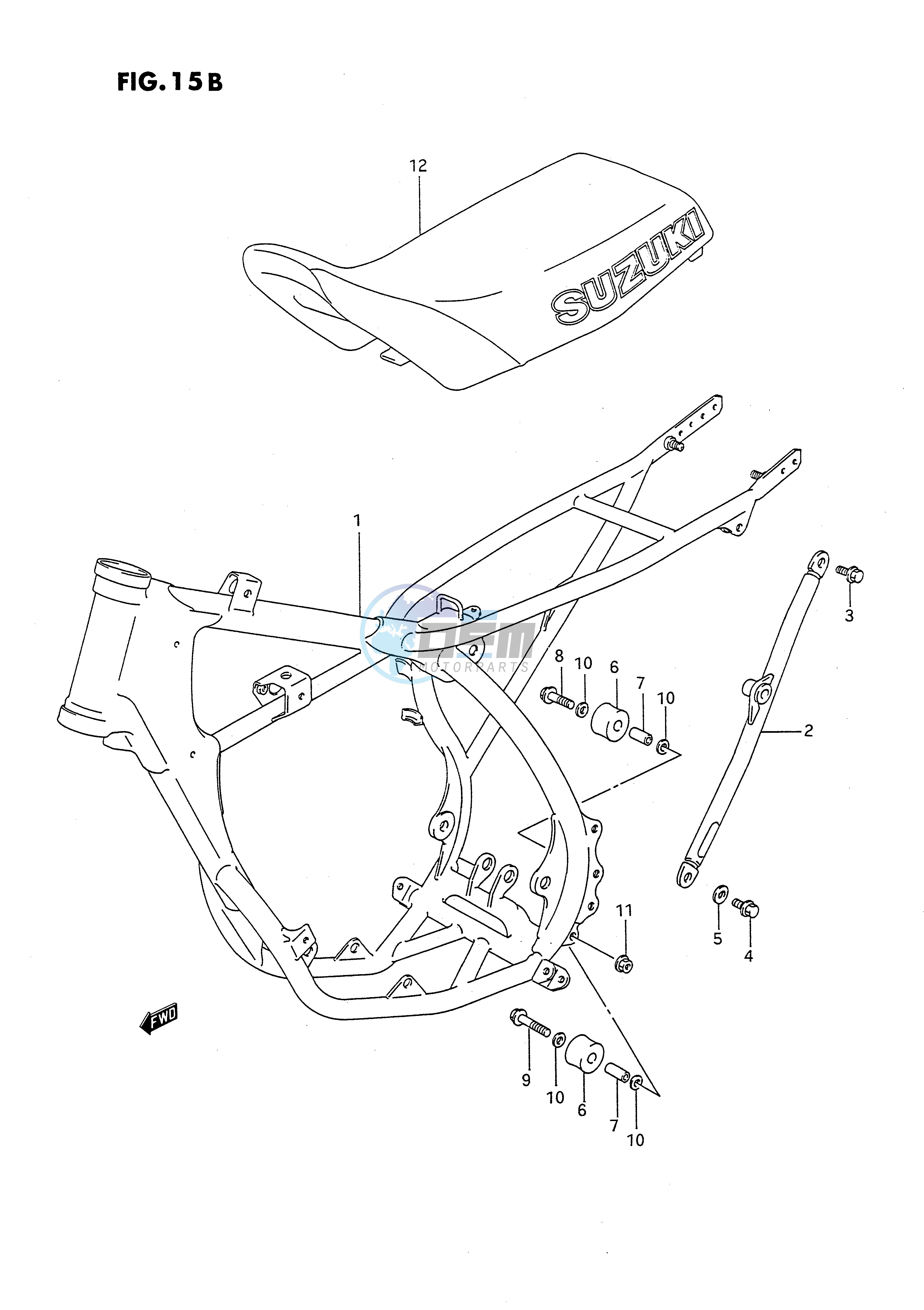 FRAME - SEAT (MODEL M N)