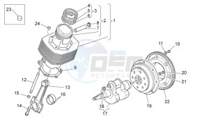 Breva 1200 drawing Crankshaft cpl.