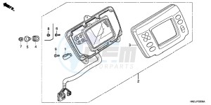 TRX500FPAC drawing METER