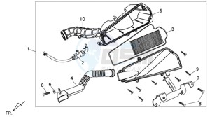 ALLO 50 45KMH drawing AIRFILTER