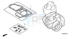 CRF250R9 ED / BLA CMF drawing GASKET KIT B