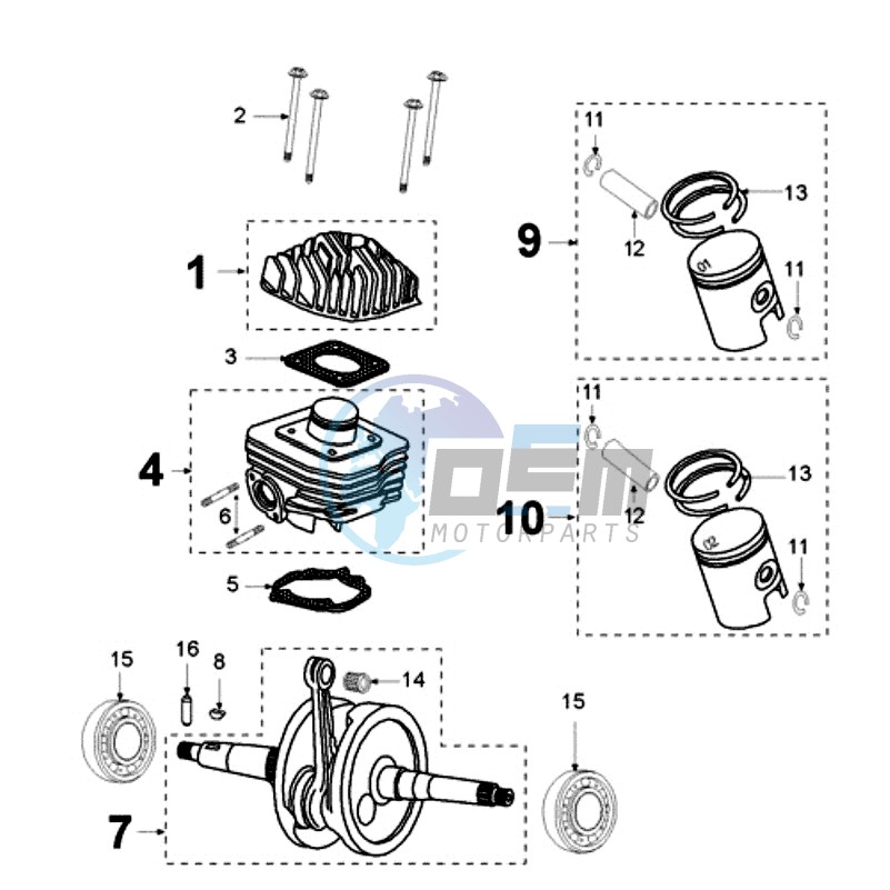 CRANKSHAFT IAE ALU