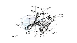 JOYMAX 125 drawing FOOTREST