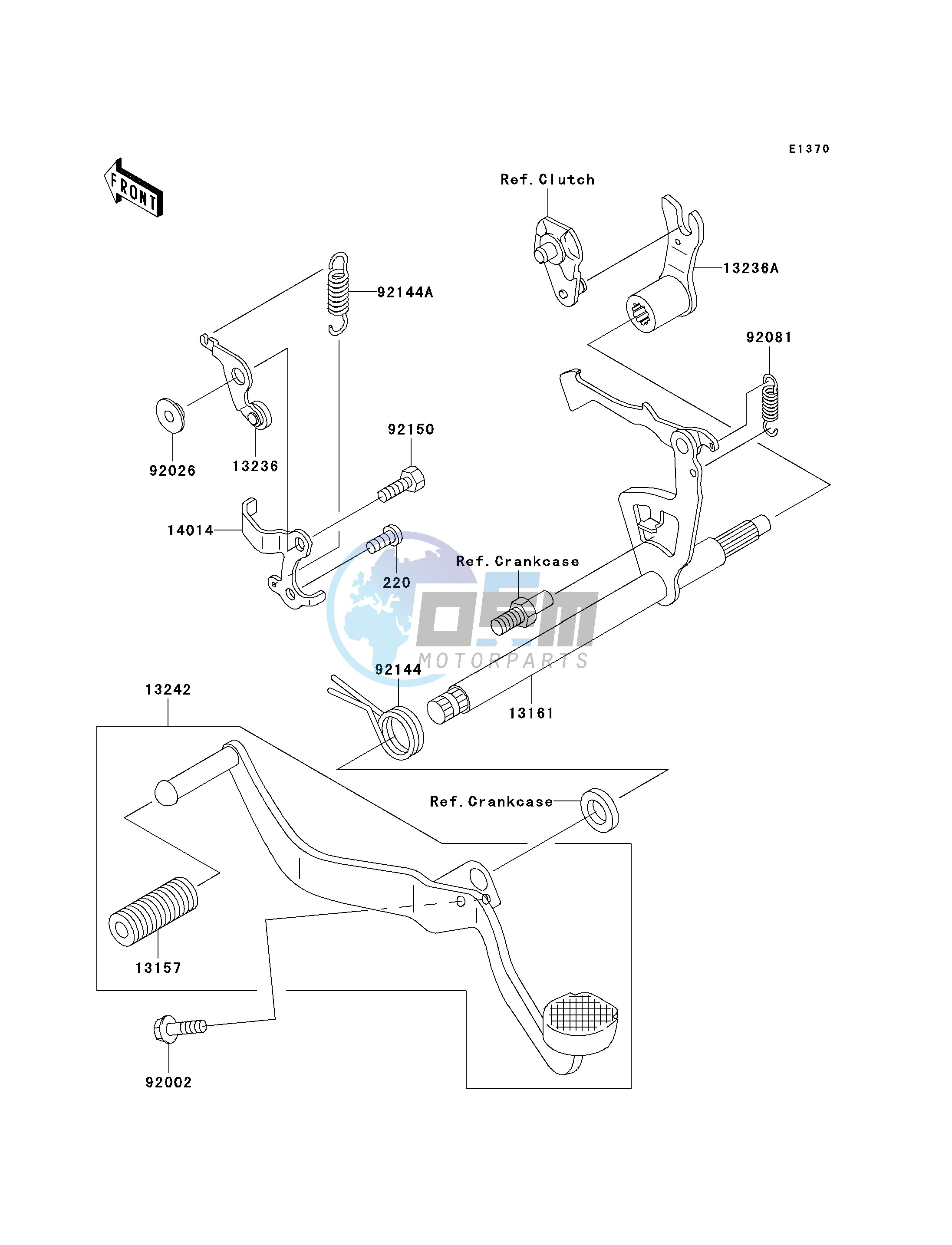 GEAR CHANGE MECHANISM