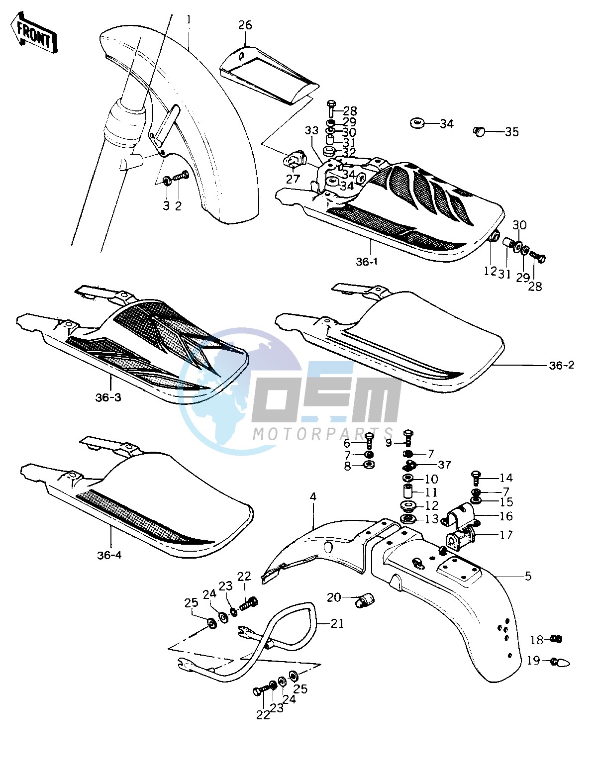 FENDERS_SEAT COVER -- 79-80 B3_B4- -