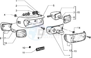 FREE FL 50 drawing Rear tail lamp