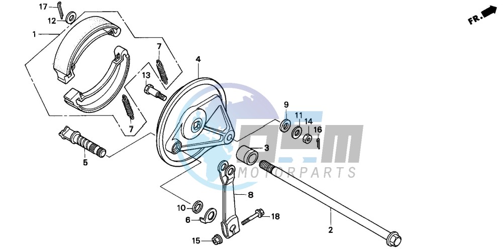 REAR BRAKE PANEL