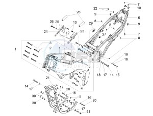 RS 125 Replica E4 ABS (EMEA) drawing Frame