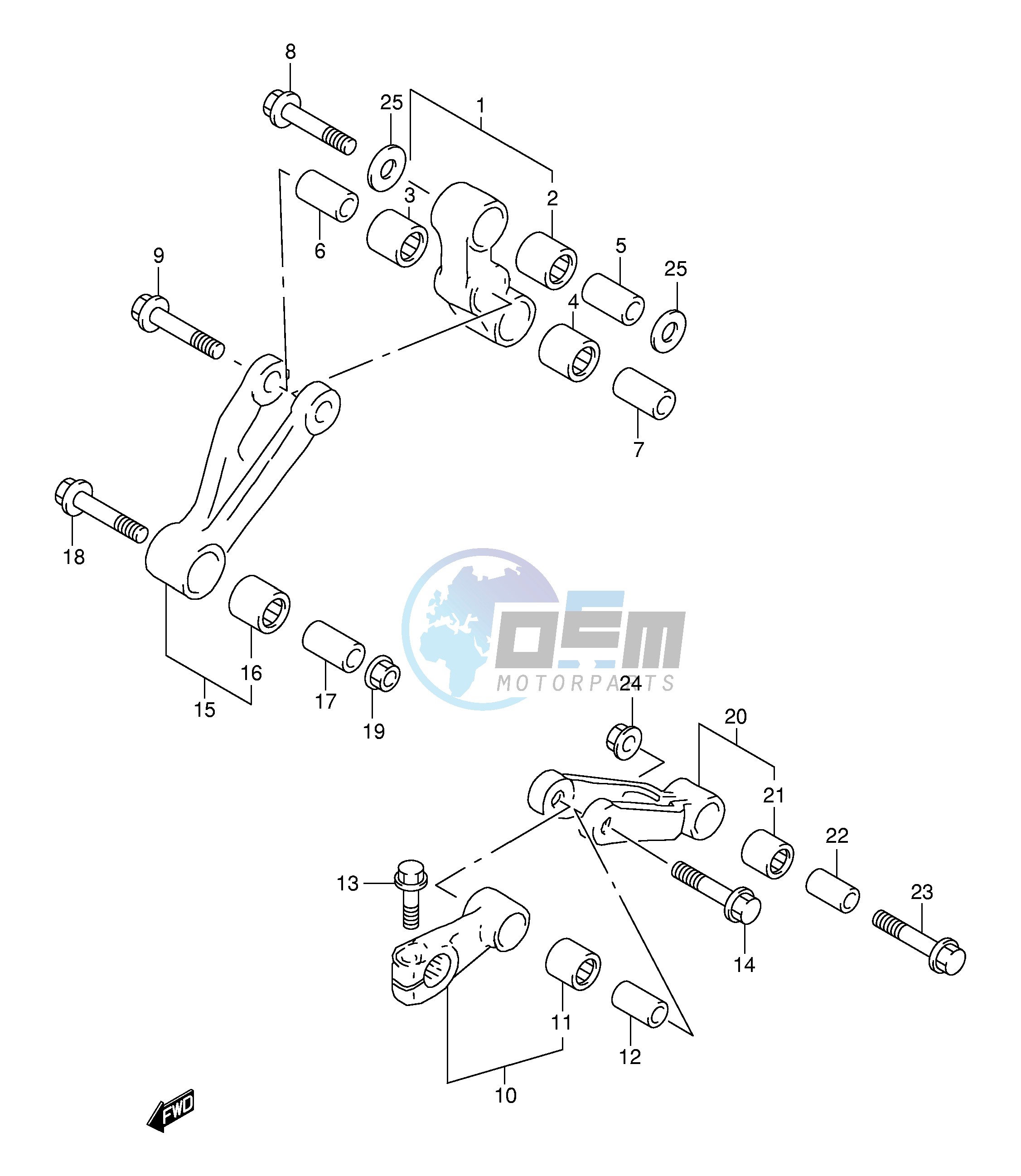 REAR CUSHION LEVER