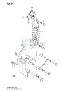 DL650 ABS V-STROM EU-UK drawing REAR CUSHION LEVER