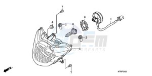 SH1259 E / 3E drawing HEADLIGHT