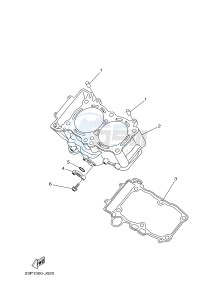 XT1200Z (23PF 23PG) drawing CYLINDER