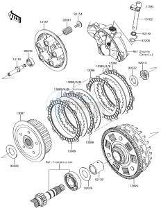 VULCAN S ABS EN650DHFA XX (EU ME A(FRICA) drawing Clutch