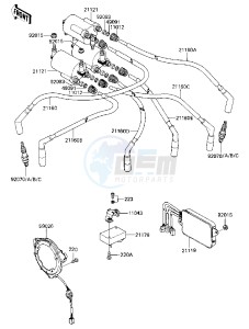 ZN 1300 A [VOYAGER] (A1-A4) [VOYAGER] drawing IGNITION