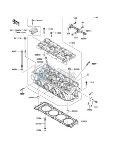 JET_SKI_STX-15F JT1500AFF EU drawing Cylinder Head