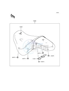 VULCAN 900 CUSTOM VN900CFFA GB XX (EU ME A(FRICA) drawing Seat