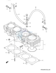 RF600R (E28) drawing CYLINDER