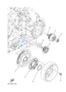 XT1200Z (2BS4) drawing STARTER CLUTCH