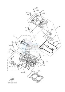 MT07A MT-07 ABS 700 (BU23) drawing CYLINDER HEAD