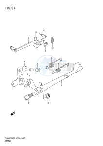 GSX1300R (E50) Hayabusa drawing STAND