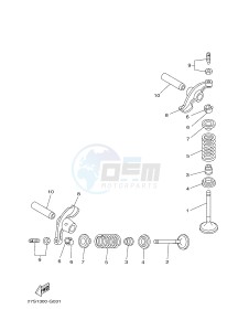 YB125 (2CS8) drawing VALVE