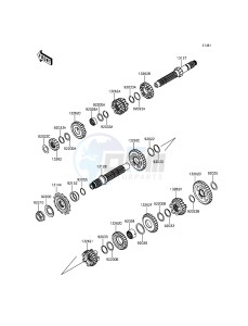 Z250SL BR250EFS XX (EU ME A(FRICA) drawing Transmission