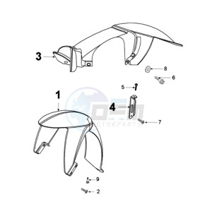 LUDIX 10 RORA SNAKE drawing FENDERS