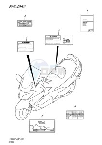 AN650 BURGMAN EU drawing LABEL