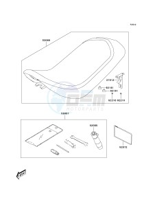 KSF 90 A [KFX90] (A7F-A9S) A7F drawing SEAT