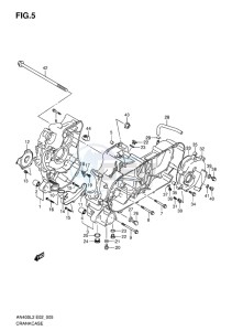 AN400Z ABS BURGMAN EU-UK drawing CRANKCASE