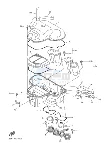 FZ8-NA FZ8 (NAKED, ABS) 800 FZ8-N ABS (59P8) drawing INTAKE