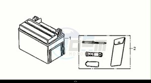 SYMPHONY 50 (XF05W1-EU) (E5) (M1) drawing BATTERY - TOOL BOX