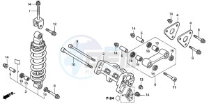 VFR800FI drawing REAR CUSHION