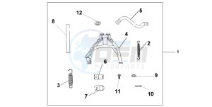 XL650V TRANSALP drawing MAIN STAND