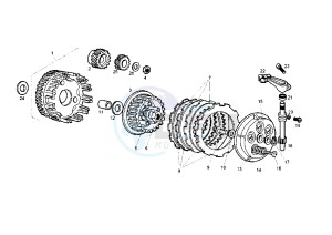 SENDA SM X-RACE - 50 cc drawing CLUTCH