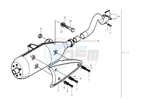 X9 EVOLUTION 200 drawing Silencer