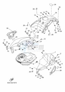 TRACER 700 MTT690-U (B1K2) drawing FUEL TANK 2