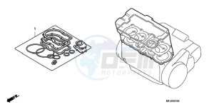 CBR600RA9 France - (F / ABS CMF MME) drawing GASKET KIT A