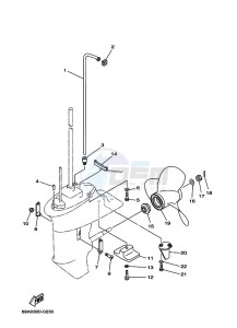 F15PLRE drawing PROPELLER-HOUSING-AND-TRANSMISSION-2