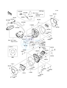 VN 1700 E [VULCAN 1700 CLASSIC] (9G-9FA) E9FA drawing AIR CLEANER