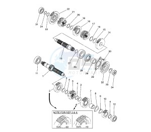 XT X 660 drawing TRANSMISSION