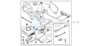 CBR600RRC drawing AVERTO ALARM KIT