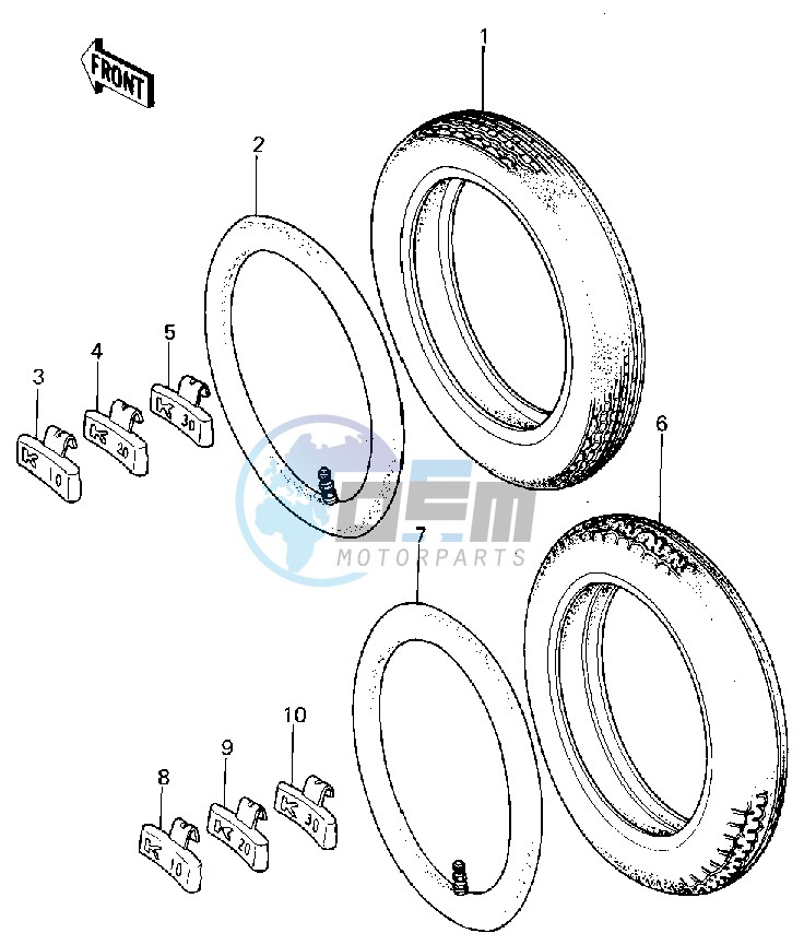 TIRES  -- 80 D1- -