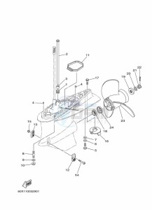 Z250FETOL drawing LOWER-CASING-x-DRIVE-2