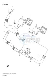 GSX1250FA (E28-E33) drawing 2ND AIR