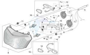 ETV 1000 Capo Nord - Rally Capo Nord drawing Head lamp